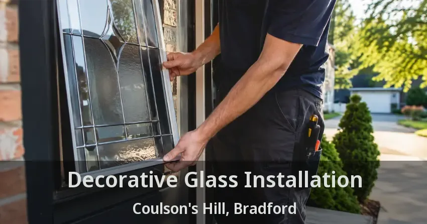 Decorative Glass Installation Coulson's Hill, Bradford - ON