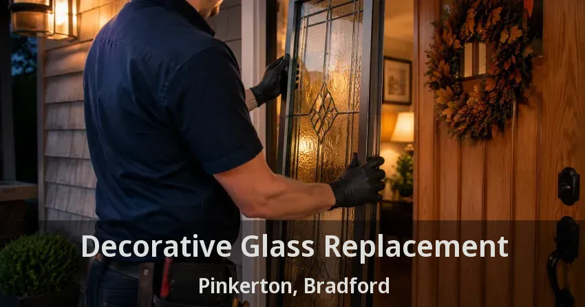 Decorative Glass Replacement Pinkerton, Bradford - ON