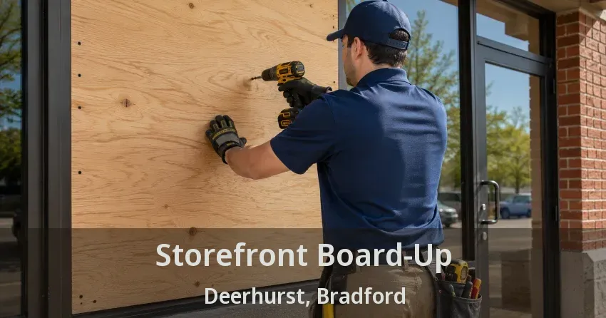 Storefront Board-Up Deerhurst, Bradford - ON