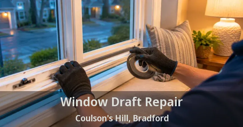 Window Draft Repair Coulson's Hill, Bradford - ON
