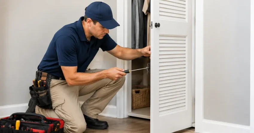 technician repairing doorbell button and wiring in Dunkerron, Bradford