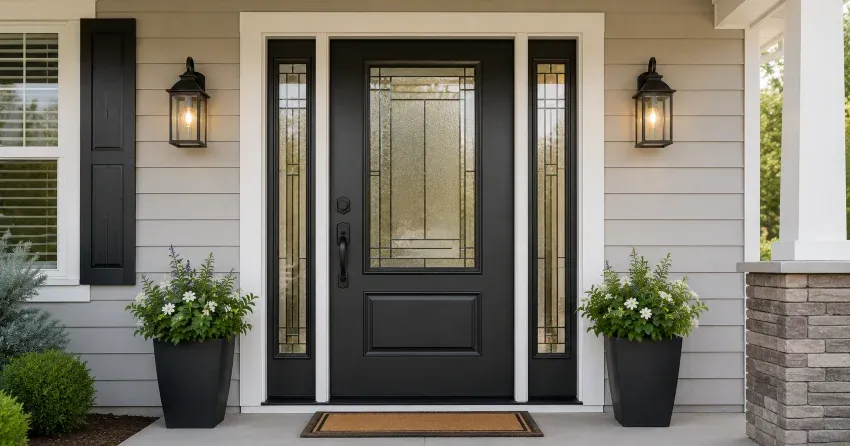 full door replacement installation in Bradford
