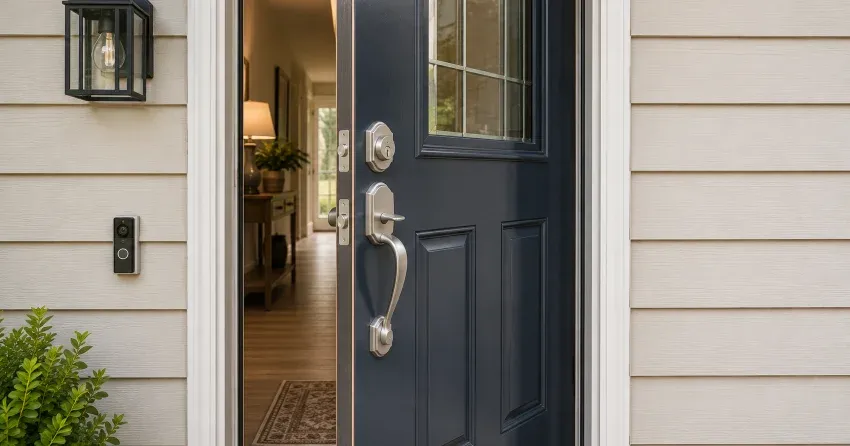 energy-efficient exterior door upgrade installation in Deerhurst, Bradford