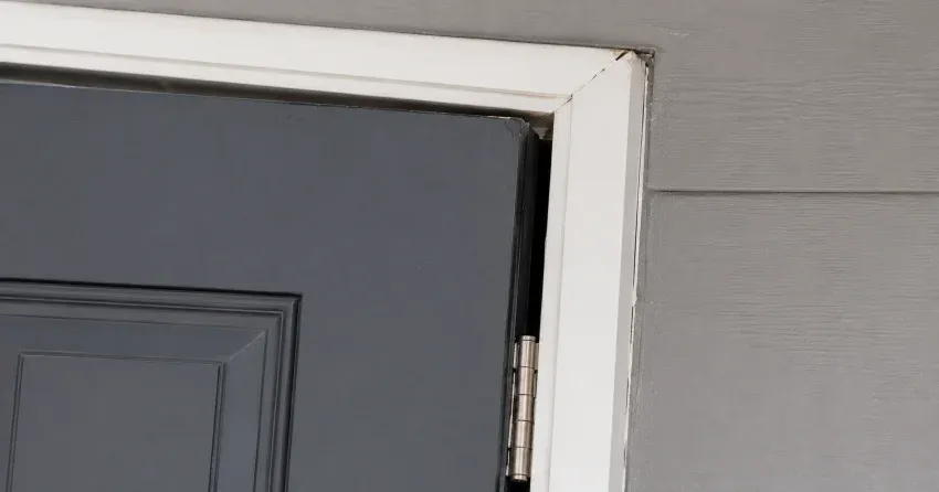 technician tightening a loose door hinge in Green Valley, Bradford